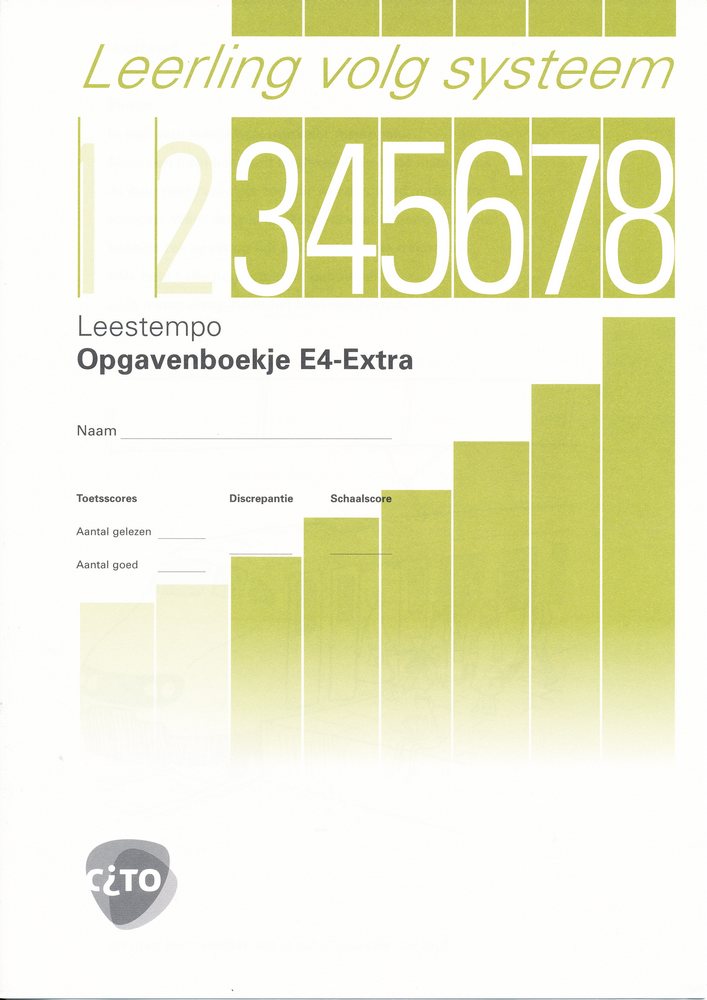CITO/LOVS Leestempo Opgavenboekje E4 Extra (per stuk)