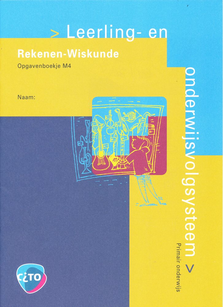 CITO/LOVS (2005) Rekenen/Wiskunde Opgavenboekje M4 (per stuk) (zie omschrijving)