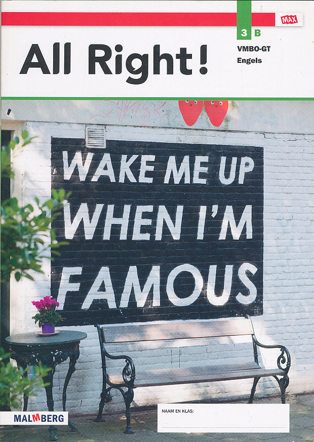 All Right! Leerwerkboek 3B VMBO-GT