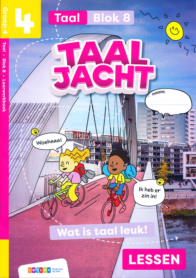 Taaljacht Leerwerkboek Taal Blok 8 groep 4