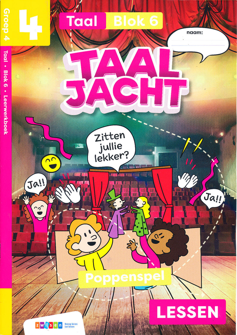 Taaljacht Leerwerkboek Taal Blok 6 groep 4
