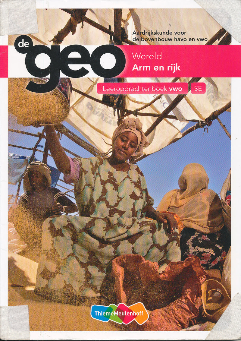 de Geo Wereld Arm en Rijk Leeropdrachtenboek bovenbouw VWO 9789006619324