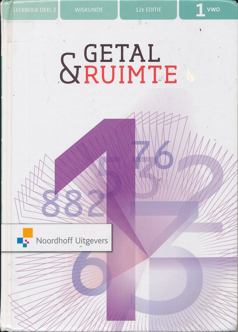 Getal en Ruimte 12e editie Leerboek 1 deel 2 VWO