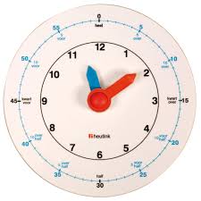 Klokje rond  hout Heutink 12 uur incl minutenaanduiding
