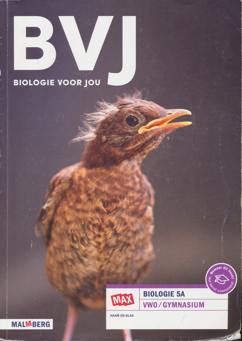 Biologie voor jou Leeropdrachtenboek deel 5A VWO-Gymnasium 9789402080711