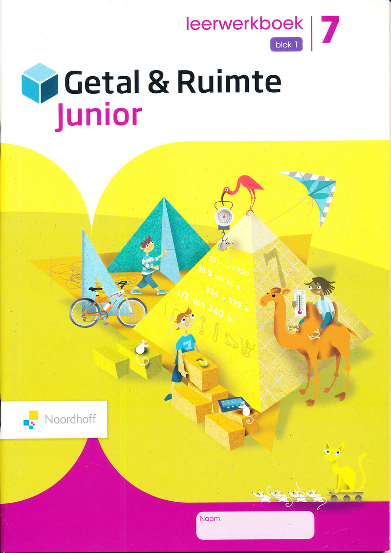 Getal en Ruimte Junior leerwerkboek blok 1 groep 7 (per stuk)