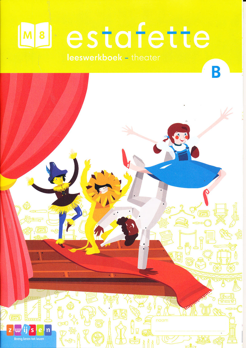 Estafette versie 3 leeswerkboek B M8 (per stuk)