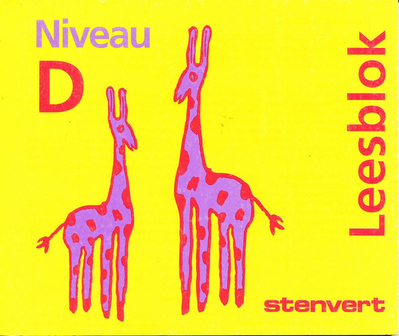 Stenvert Leesblok D groep 4 (per stuk)