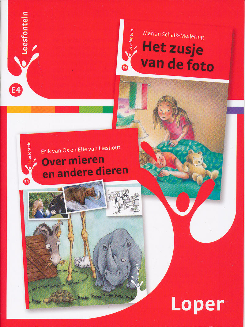 Leesfontein loper E4 (per stuk) zie omschrijving