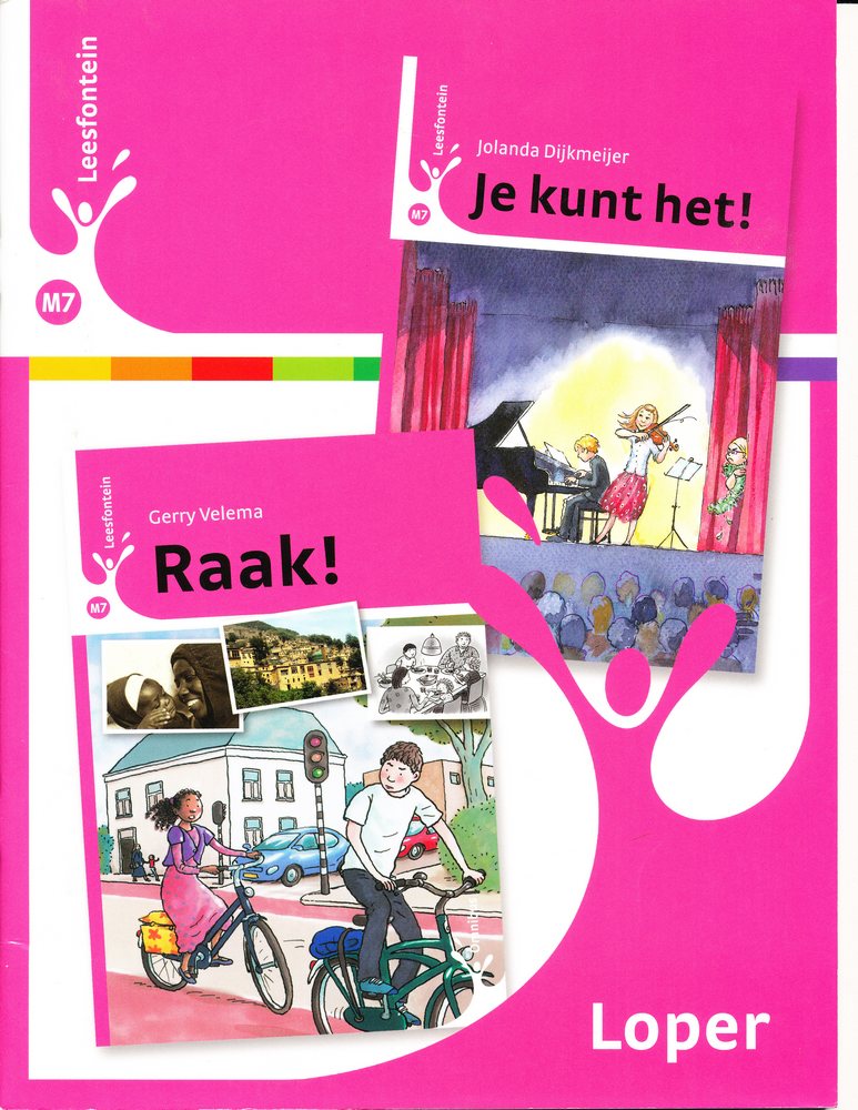 Leesfontein loper M7 Je kunt het! en Raak! (per stuk)
