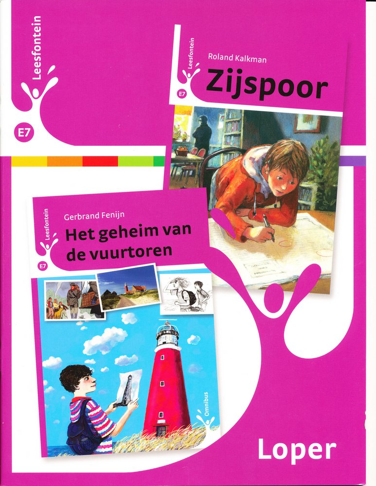 Leesfontein loper E7 Zijspoor en Het geheim etc.  (per stuk)