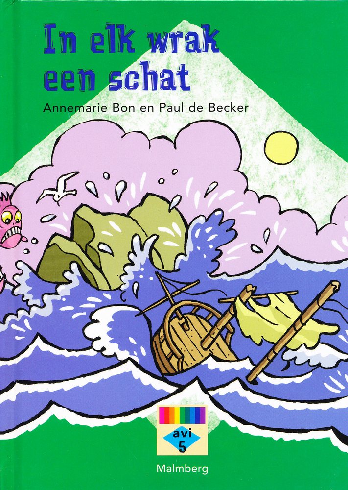 Leeskist ruit leesboekje In elk wrak een schat