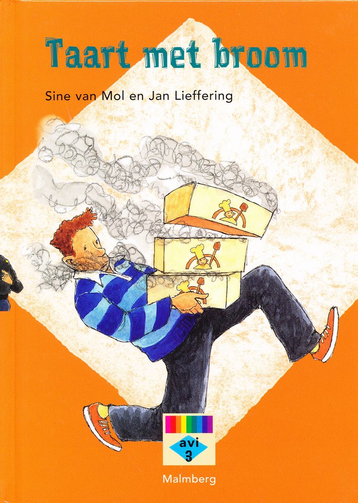 Leeskist ruit leesboekje Taart met broom