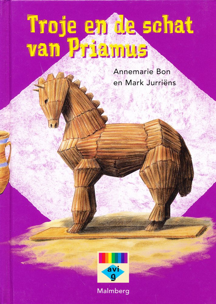 Leeskist ruit leesboekje Troje en de schat van Priamus