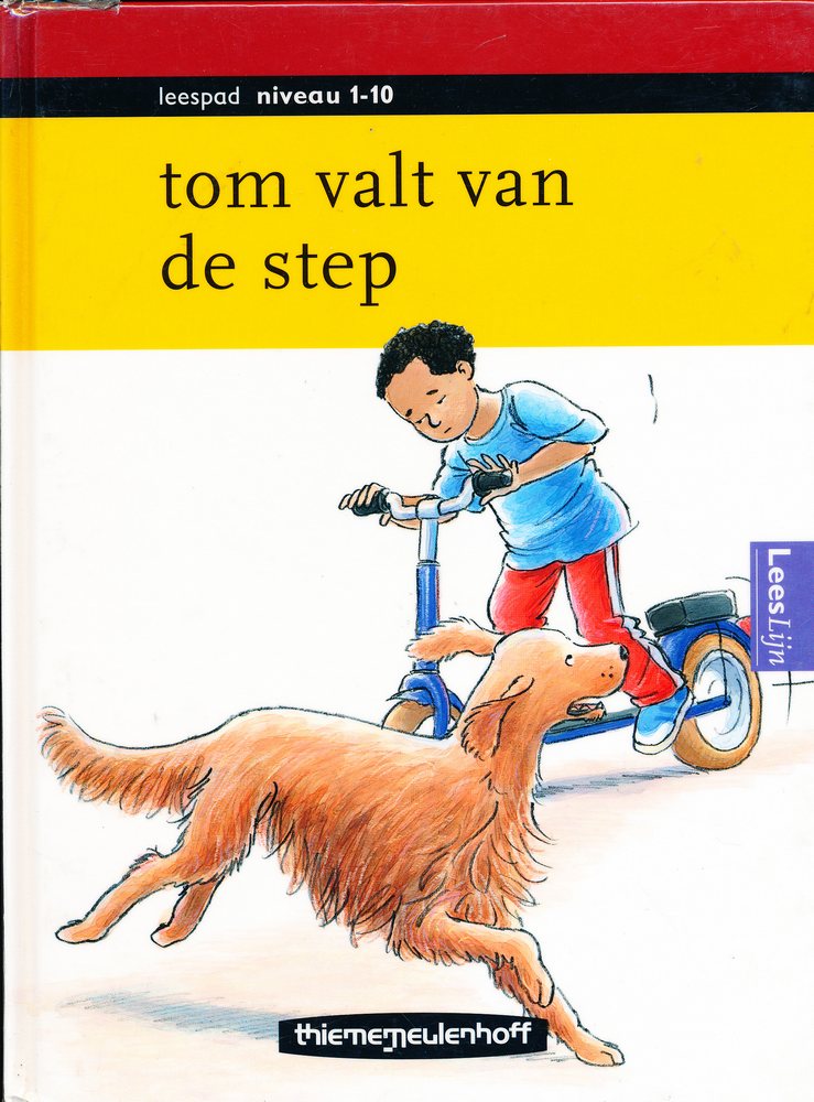 Leespad Leesboek 1-10 Tom valt van de step