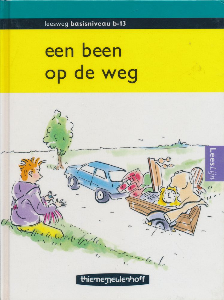 Leesweg Leesboek B-13 Een been op de weg