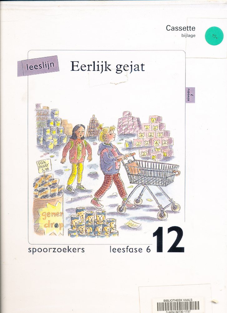 Leeslijn versie 1 Meeleescassette Spoorzoekers leesfase 6 dl. 12