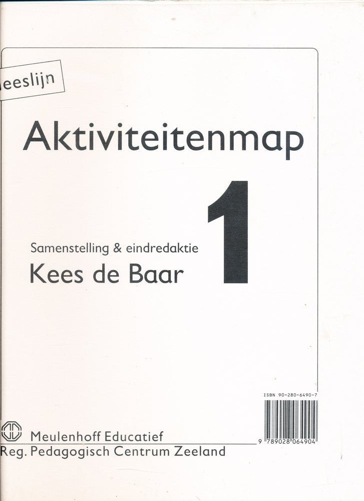 Leeslijn versie 1 Aktiviteitenmap 1