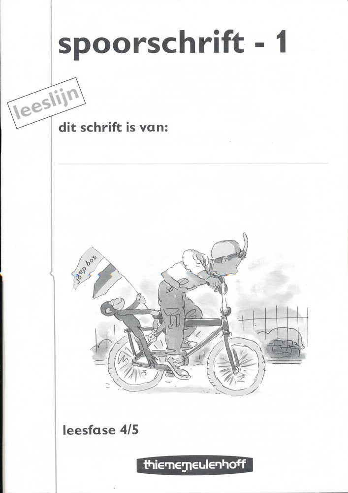 Leeslijn versie 1 Spoorschrift 1 (leesfase 4/5)