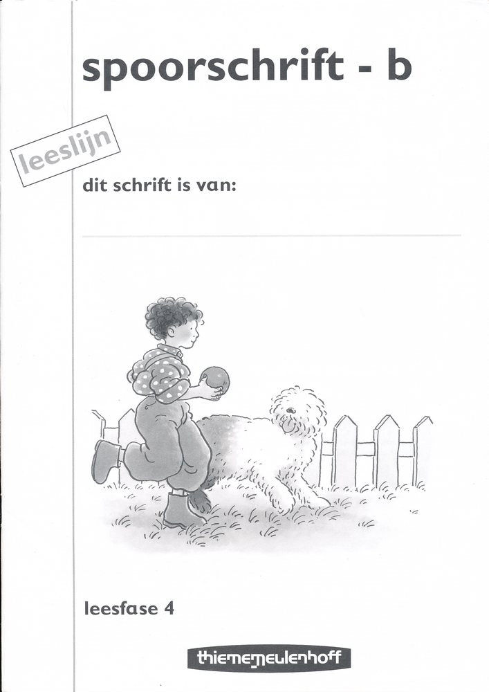 Leeslijn versie 1 Spoorschrift B (leesfase 4) (per stuk)