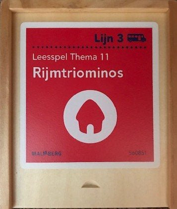 Lijn 3  Leesspel Thema 11, Rijm Triominos