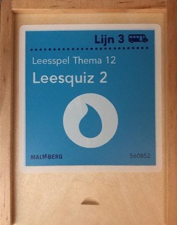 Lijn 3  Leesspel Thema 12, Leesquiz 2