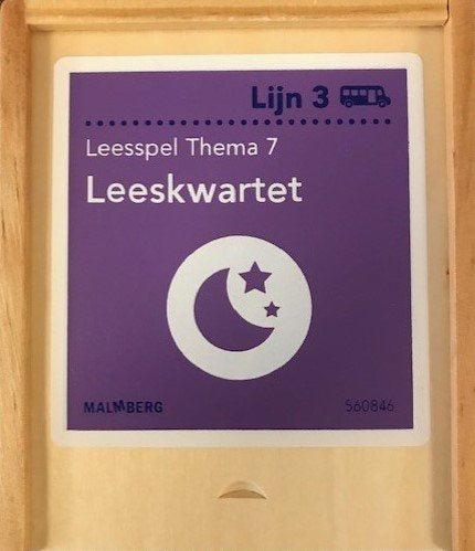 Lijn 3  Leesspel Thema 7 Lees kwartet