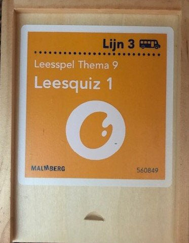 Lijn 3  Leesspel Thema 9, Leesquiz 1