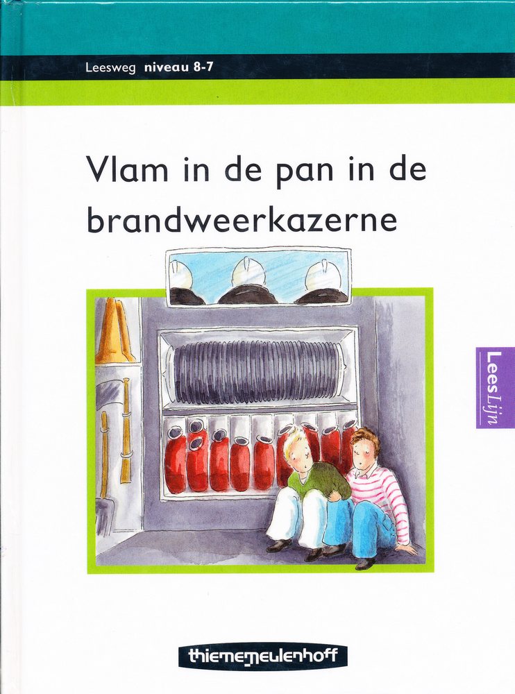 Leesweg Leesboek 8-7 Vlam in de pan in de brandweerkazerne