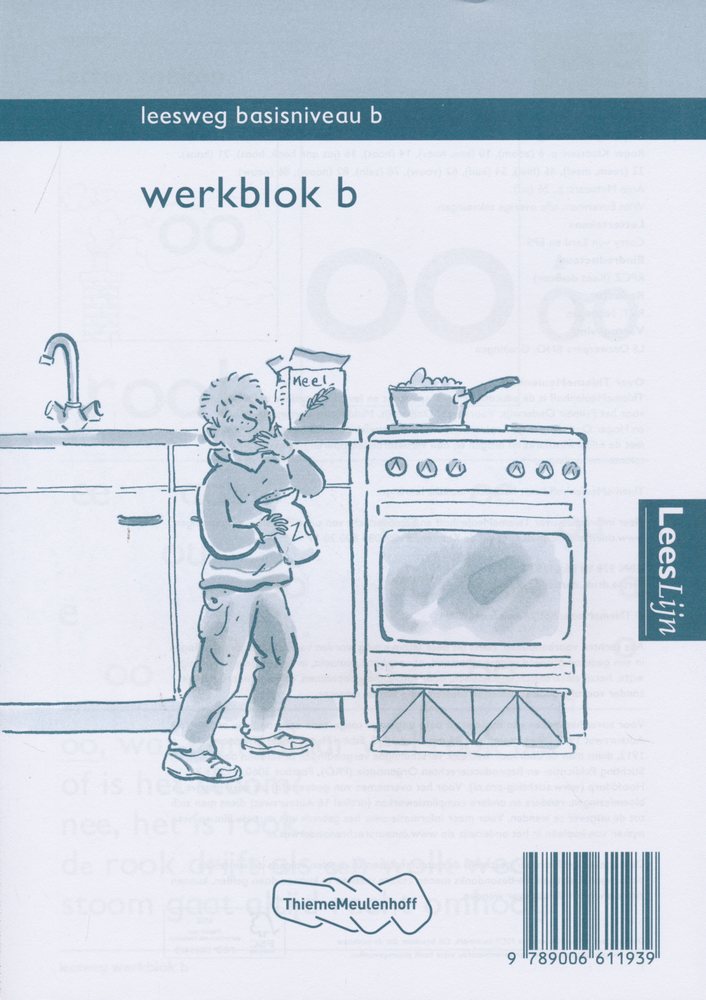 Leeslijn versie 2 Leesweg werkblok B (per stuk)