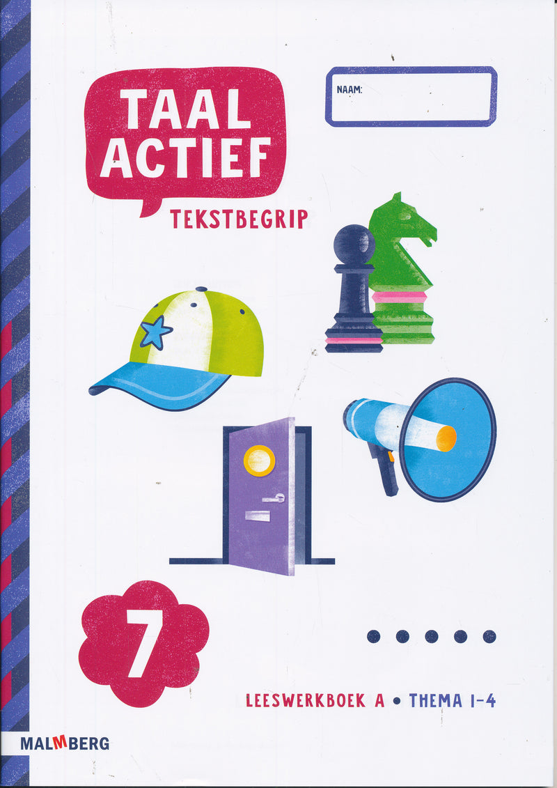 Taal Actief versie 5 Leeswerkboek A Tekstbegrip thema 1-4 groep 7 (per stuk)