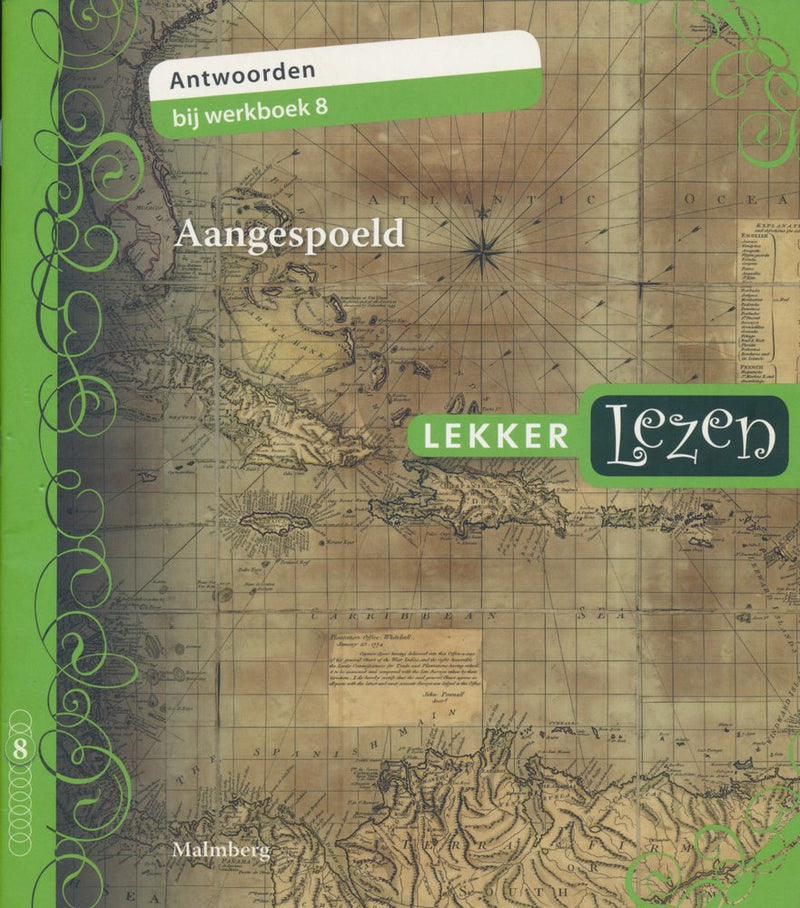 Lekker Lezen werkboek 8 Aangespoeld (zie omschrijving)