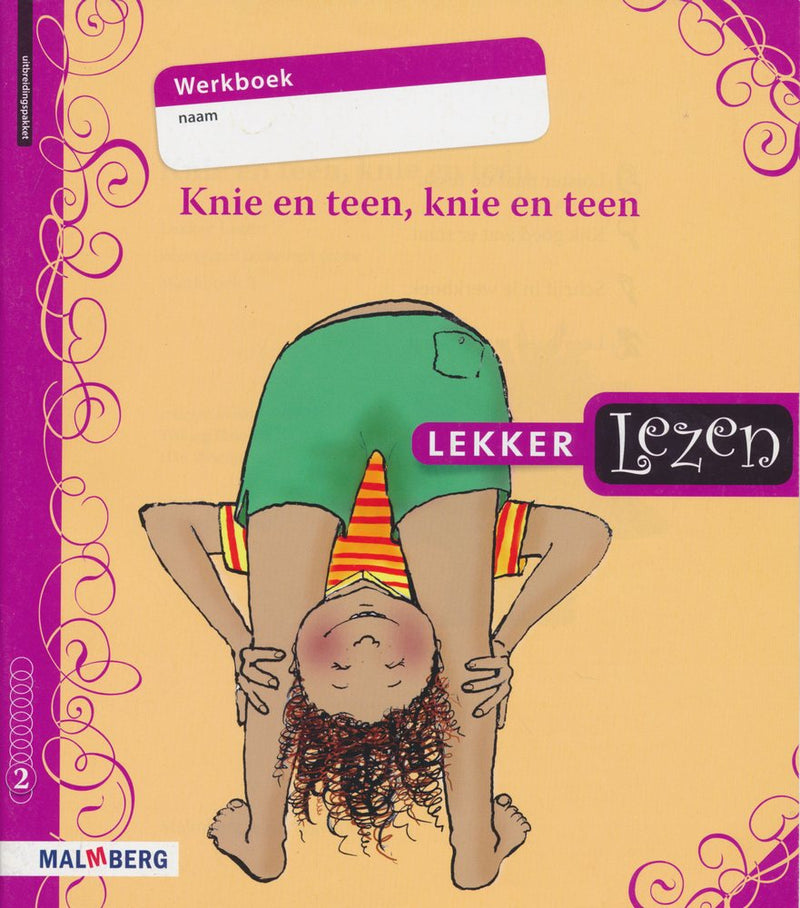 Lekker Lezen werkboek 2 Knie en teen, knie en teen (per stuk)