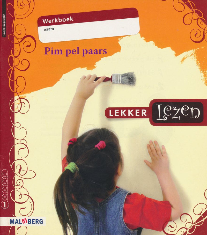 Lekker Lezen werkboek 1 Pim pel paars (per stuk)