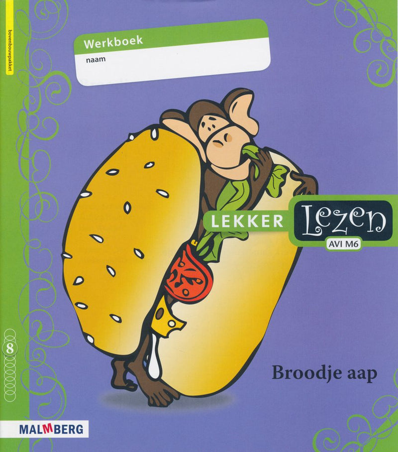 Lekker Lezen werkboek 8 Broodje Aap (per stuk)