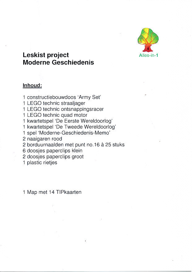 Alles-in-1 Project Moderne Geschiedenis