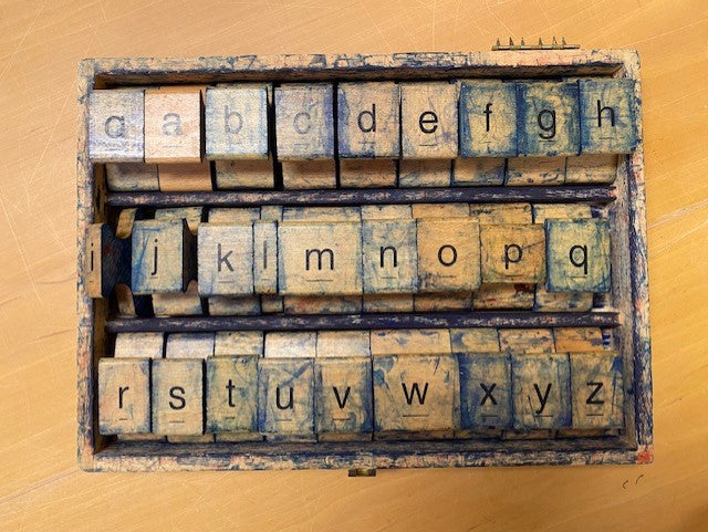 Letterstempels Dicht Onderkast 1875001 (zie omschrijving)