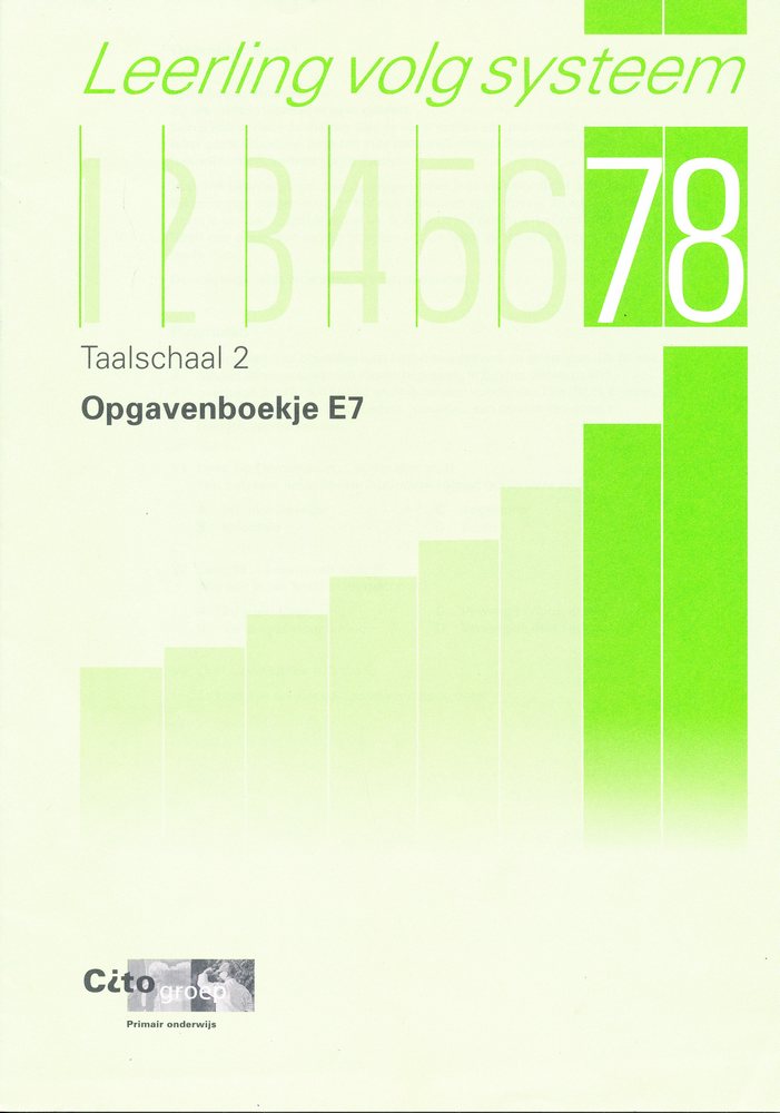 LOVS Taalschaal Opgavenboekje E7 (groep 6/7/8) per stuk
