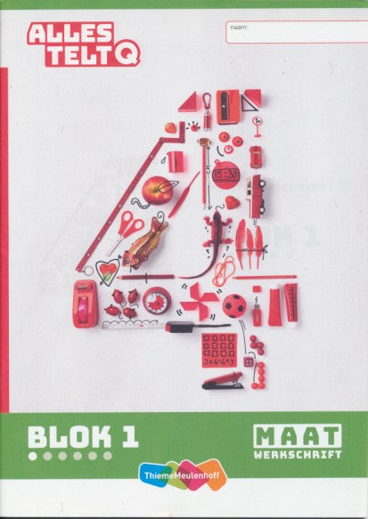 Alles Telt Q Werkschrift Maat blok 1 groep 4 (per stuk)
