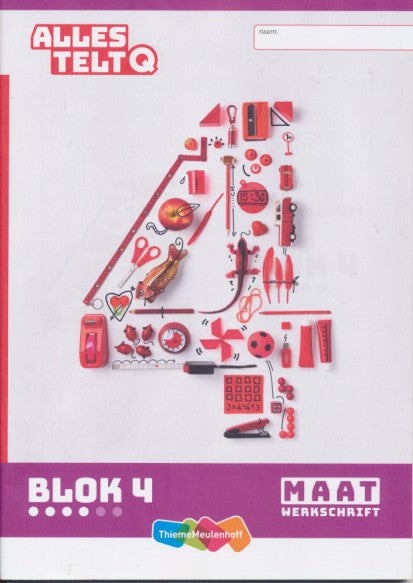 Alles Telt Q Werkschrift Maat blok 4 groep 4 (per stuk)
