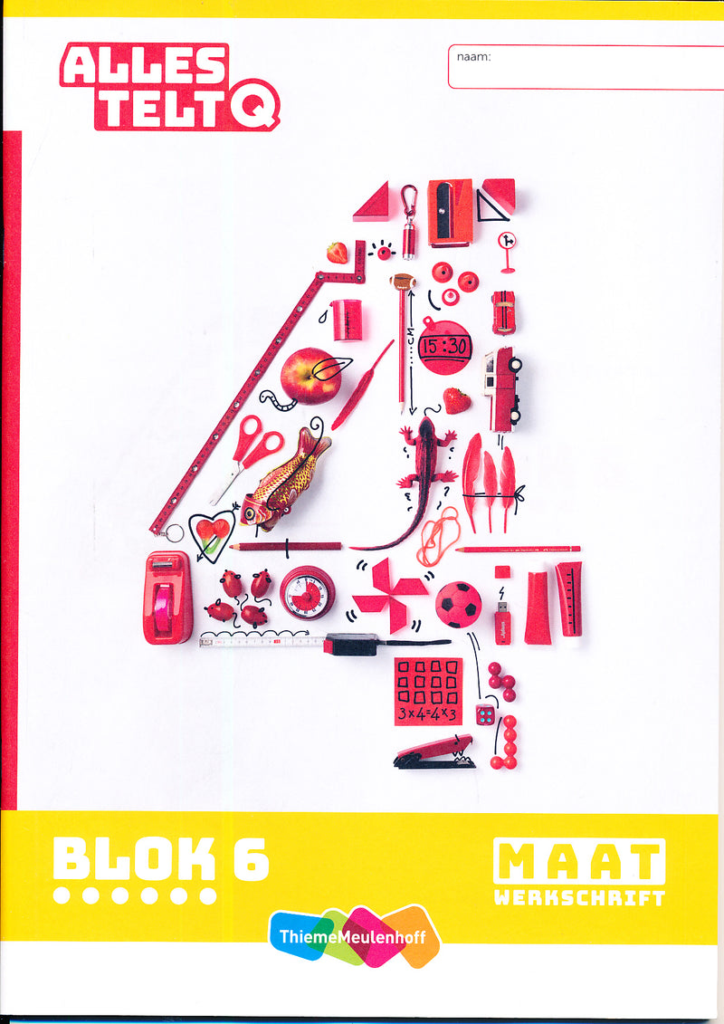 Alles Telt Q Werkschrift Maat blok 6 groep 4 (per stuk)