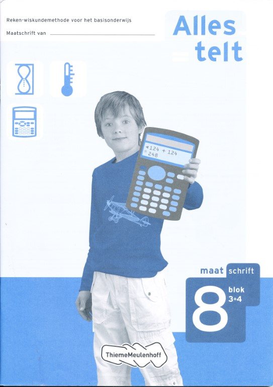Alles Telt versie 2 Maatschrift groep 8 blok 3+4 (per stuk)