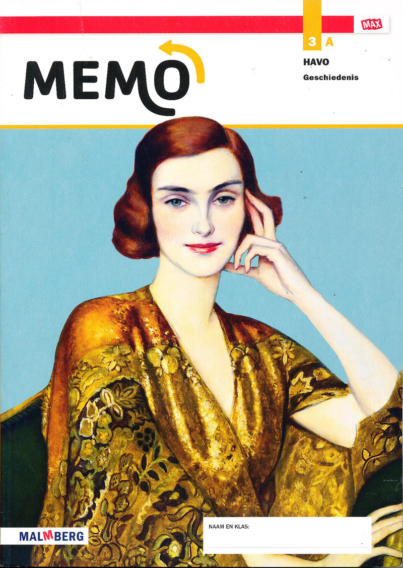 Memo Geschiedenis Leerwerkboek 3A HAVO