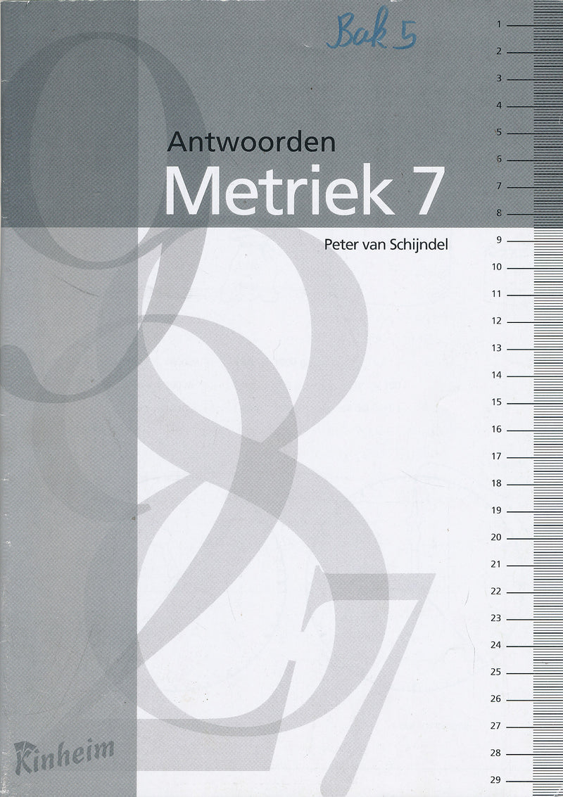 Kinheim Antwoorden Metriek 7