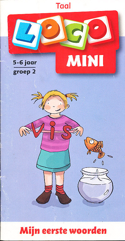 Mini Loco Taal Mijn eerste woorden (5-6 jaar) lila kaft