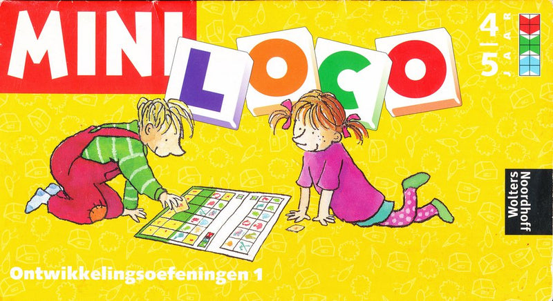Mini loco ontwikkelingsoefeningen 1 (4-5 jaar)
