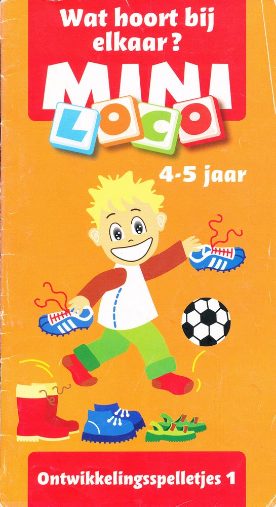 Mini Loco ontwikkelingsspelletjes 1 Wat hoort bij elkaar (4-5 jaar)