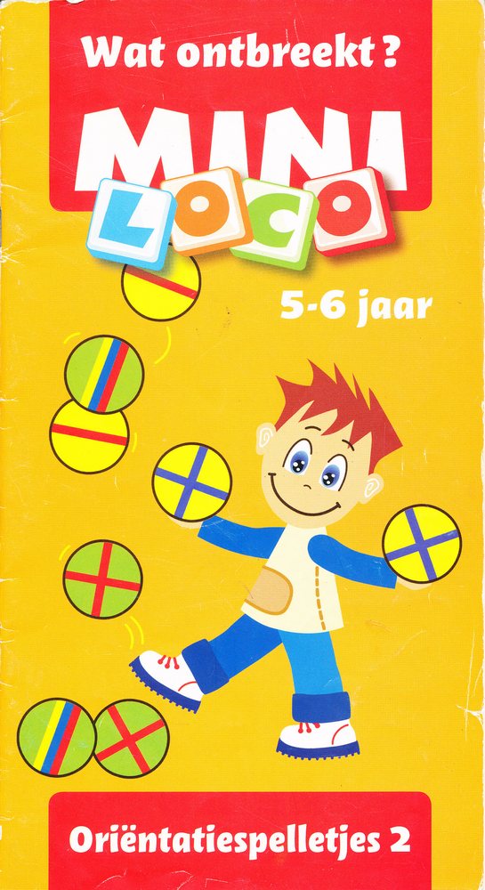 Mini Loco oriëntatiespelletjes 2 Wat ontbreekt? (5-6 jaar)