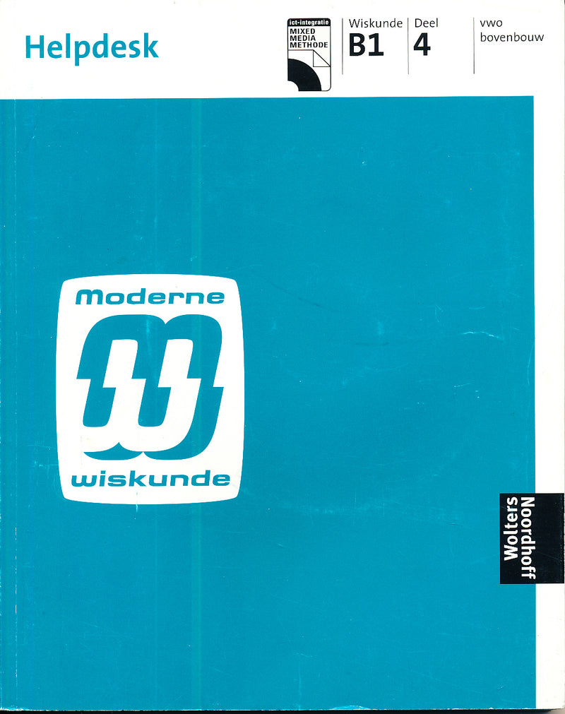 Moderne Wiskunde Helpdesk VWO-B1 deel 4 9789001603106