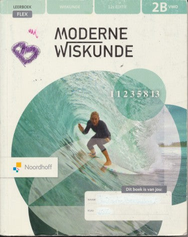 Moderne Wiskunde 12e editie Flex Leerboek 2B VWO